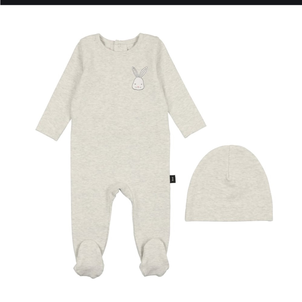 BABY FOOTIES WITH HAT